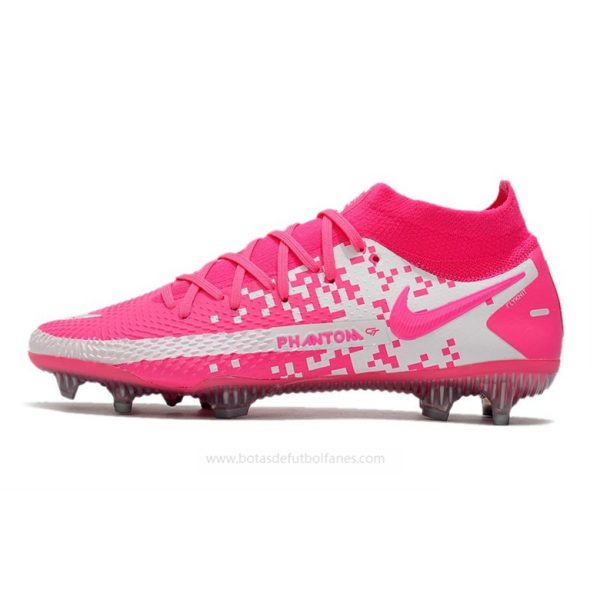 Nike Phantom GT Elite DF FG Rosa Vit